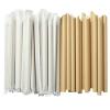 ALINK Pointed Paper Boba Straws, Individually Wrapped, 4-Layer Heavy Duty, 12mm Biodegradable Jumbo Smoothie Straws for Bubble Tea, Tapioca Pearls - Pack of 50 view 1