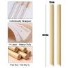 ALINK Pointed Paper Boba Straws, Individually Wrapped, 4-Layer Heavy Duty, 12mm Biodegradable Jumbo Smoothie Straws for Bubble Tea, Tapioca Pearls - Pack of 50 view 2