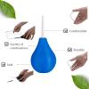 TEMONTIAN Enema Bulb Kit Anal Douche for Men Women Beginners with 19.7in Hose+4 Nozzles (Blue) view 2