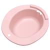 Sitz Bath for Toilet Seat Sitz Bath Wash Basin for Pregnant Postpartum Care Hemorrhoids Recovery Pink view 2