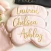 Personalized Silk Sleeping Eye Mask for Birthday Sleepover Gift Wedding Bridesmaid Anniversary Customized Monogram Bachelorette Favor (Sleep Eye) view 2