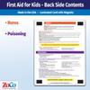 Safety Magnets by ZOCO  Infant and Child First Aid Magnet (10-Pack)  CPR Choking Poison Control Burns Dental Emergency Chart  Laminated 8.5x11 Magnetic Quick Reference Card for Fridge view 3