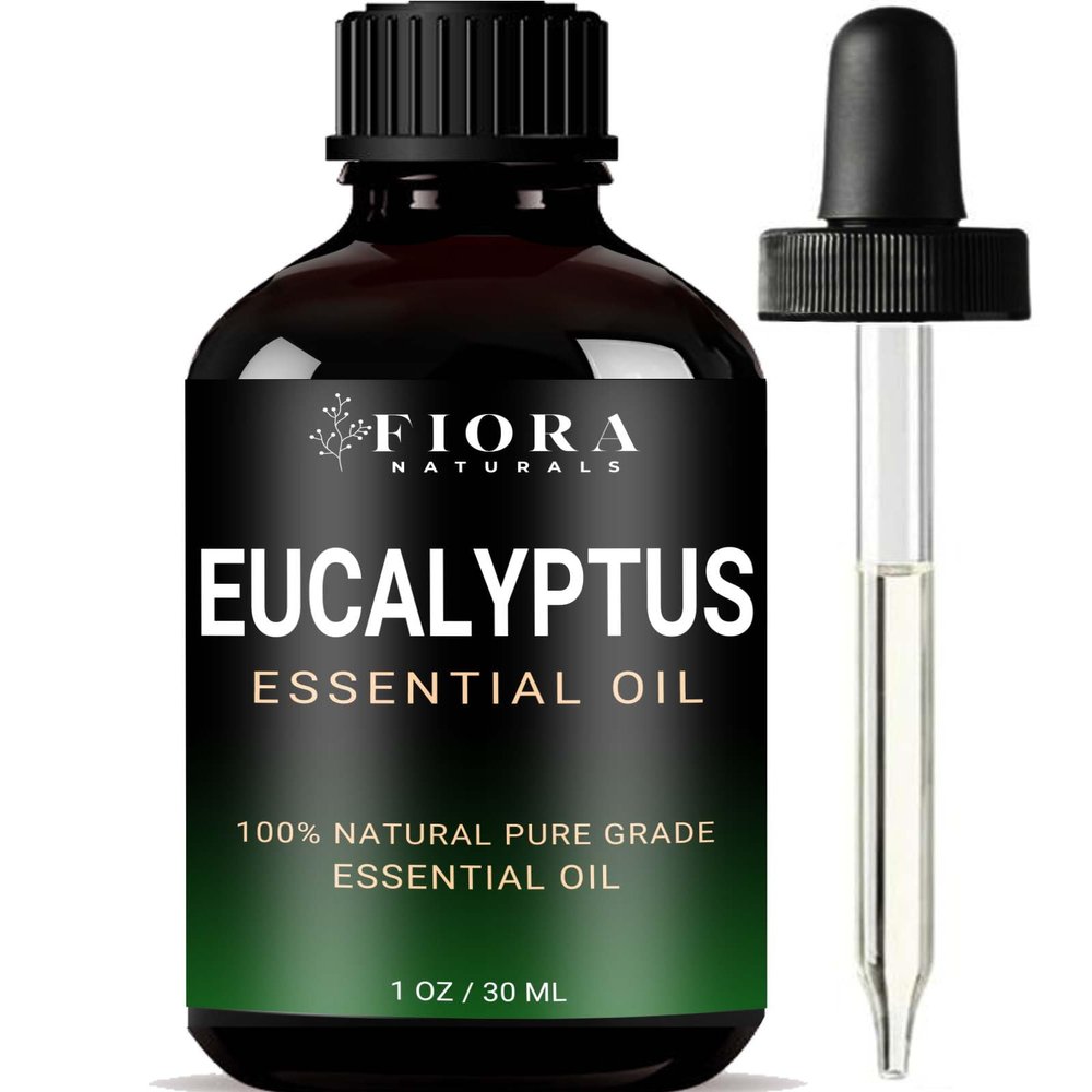 Eucalyptus Essential Oil - 100% Pure Eucalyptus Oil for Diffuser, Humidifier, Sinus, Cold, and Aromatherapy - Natural Oil for Skin, Hair, Scalp and Massage