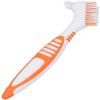 Chargenyang 3 Pack Denture Cleaning Brush Set Hard Denture Toothbrush Portable Denture Toothbrush Cleaning Brush Double Sided Denture Brush for Denture Care view 3