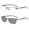 2021 new Photochromic Reading Glasses Men Metal Hyperopia Eyeglasses Women Presbyopic Eyewear (gary, 350) view 1