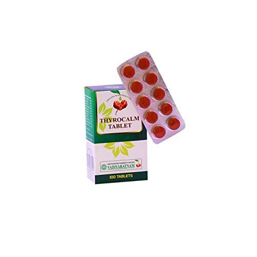 Vaidyaratnam Oushadhasala THYROCALM GULIKA (100 NOS) - by Exportdeals