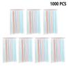 900 PC Striped Straight Straws 9" Plastic Disposable Cocktail Drinking Bar Party view 2