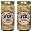 Amish Wedding Foods Pickled Mushrooms, 2-Pack 12.5 oz. (354g) Jars (Pickled Mushrooms) view 1