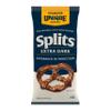 Unique Snacks Extra Dark Splits Pretzels, Original Split-Open Pretzels, Delicious Homestyle Baked Snack Bag, Vegan, OU Kosher, and Non-GMO Food, No Artificial Flavor, 11 Oz. Bag, Pack of 9 view 1