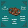 Unique Snacks Extra Dark Splits Pretzels, Original Split-Open Pretzels, Delicious Homestyle Baked Snack Bag, Vegan, OU Kosher, and Non-GMO Food, No Artificial Flavor, 11 Oz. Bag, Pack of 9 view 3