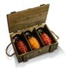 The Generals Ammo Crate Hot Sauce Gift Set - Gourmet Hot Sauce Variety with Cayenne & Habanero - All-Natural, Spicy Sauce Collection - American Grown, Veteran-Owned 3-Pack (6oz Bottles) view 3