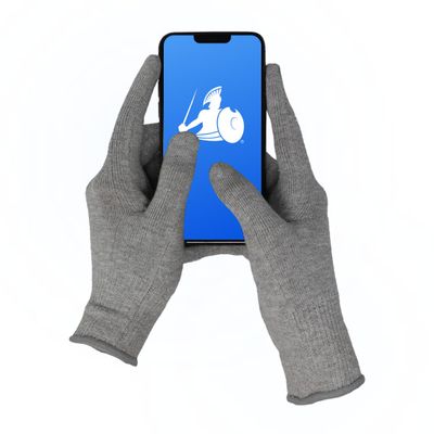 DefenderShield EMF Radiation Protection Gloves  Computer & Cell Phone Gloves Touchscreen-Friendly  Comfortable EMF Protection for Cell Phone Use  Large Size, Anti-Odor & Anti-Static Material
