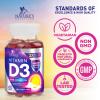 Vitamin D3 Supplement 5000 IU - High Potency D 3 Vitamin Gummy (125 mcg) - Supports Bone, Teeth, Muscle & Immune Health - Nature's Non-GMO & Gluten Free for Women & Men - Berry Flavor - 60 Gummies view 4