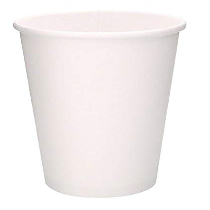 EcoQuality White Hot Drink Paper Cups 8 oz Disposable Coffee Cups, Recyclable, Compostable, Great for Office, Breakrooms, Restaurants, Coffee Shops, Tea Shops, Latte, Chai (1000)