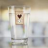 LOGOVISION Coffee From Around The World Love Beans 16 oz Pint Glass, Tempered Glass, Printed Design & A Perfect Fan Gift | Great for Cold Beverages, Soda, Water view 4