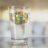 LOGOVISION Fun Breakfast Foods Pattern 16 oz Pint Glass, Tempered Glass, Printed Design & A Perfect Fan Gift | Great for Cold Beverages, Soda, Water view 4