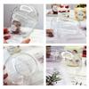 12oz Disposable Plastic Cups with Dome Lids (No Hole),50 pack Dessert Cups for Plastic Fruit, Ice Cream Cake and Mini Snack Bowls view 3