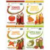 Tomato, Carrot, Apple & Mango Sandwich Wraps (Four-Pack Variety)  Vegan, Gluten-Free, Low-Carb, Plant-Based Tortilla Alternatives  Non-GMO, Paleo-Friendly view 1