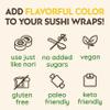 Barbeque, Carrot, Mango & Pineapple Sushi Wrap Variety Pack (20 Count)  Vegan, Gluten-Free, Low-Carb Plant-Based Wraps  Non-GMO, Paleo-Friendly view 3