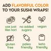 Carrot Ginger Sushi Wraps (5 Count)  Vegan, Gluten-Free, Plant-Based Low-Carb Wraps  Non-GMO, Paleo-Friendly Alternative for Sushi Wraps & Rolls view 4