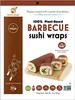 Barbecue Sushi Wraps (5 Count)  Vegan, Gluten-Free, Plant-Based Sushi Wraps with Savory BBQ Flavor  Low-Carb, Non-GMO Alternative to Seaweed Sheets view 1