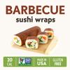 Barbecue Sushi Wraps (5 Count)  Vegan, Gluten-Free, Plant-Based Sushi Wraps with Savory BBQ Flavor  Low-Carb, Non-GMO Alternative to Seaweed Sheets view 3