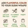 Barbecue Sushi Wraps (5 Count)  Vegan, Gluten-Free, Plant-Based Sushi Wraps with Savory BBQ Flavor  Low-Carb, Non-GMO Alternative to Seaweed Sheets view 4