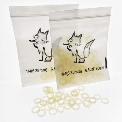 200 Pcs DentalSmile Amber Elastic Latex Braces 14 Orthodontics XX Heavy 6.5oz Dental Latex Bands Dreads Doll Hair Braids Horse Mane Tail Fix Tooth Rubber Gap Top Knots, Natural