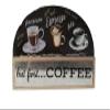 Greenbrier Coffee Bar Signs (Set of 2) But First.Cofee and Life Begins with Coffee Gift for Coffee Lovers, Coffee Bar Decor, Kitchen Decor view 2