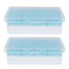 2pcs Pill Box Teapot Japanese Aluminum Tablet Splitter Mini Medicine Case Organzier Pill Organizer Portable Container Pp High Capacity Travel view 1