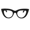 Cat Eye Bifocal Photochromic Reading Glasses with Magnification - Magnifying Computer Reading Glasses for Women (black, 300) view 2