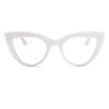 Cat Eye Bifocal Photochromic Reading Glasses with Magnification - Magnifying Computer Reading Glasses for Women (white, 350) view 2