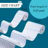 4 Rolls Non-Woven Cover Stretch Tape Breathable Non-Woven Tape Protective Adhesive Bandage Roll Film, 2 Inch x 5.47 Yard, 4 inch x 5.47 Yard view 2