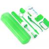 Annhua 8 Pcs Orthodontic Care Kit for Braces, Portable Braces Kit Cleaning Tools Tooth Pick Hygiene Set with Interdental Brush, Ortho Wax, Floss, Oral Mirror Included - Green view 1