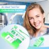 Annhua 8 Pcs Orthodontic Care Kit for Braces, Portable Braces Kit Cleaning Tools Tooth Pick Hygiene Set with Interdental Brush, Ortho Wax, Floss, Oral Mirror Included - Green view 3