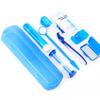 Annhua Braces Kit Cleaning 8 Pack for Orthodontic, Portable Tooth Cleaning Tools Family Oral Care Hygiene Set, Interdental Brush, Ortho Wax, Floss, Oral Mirror Included - Blue view 1