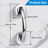 19.6cm/7.7in Grab Bars for Bathroom, Balance Assit Bathroom Shower Handle Suction Cup Handrail Safety Hand Grip view 3