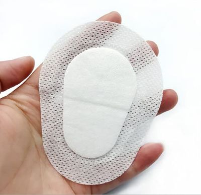 20pcs Non-Woven Eye Pads Patches Sterile Breathable Adhesive Bandages Stickers Soft Self-Adhesive for Adults