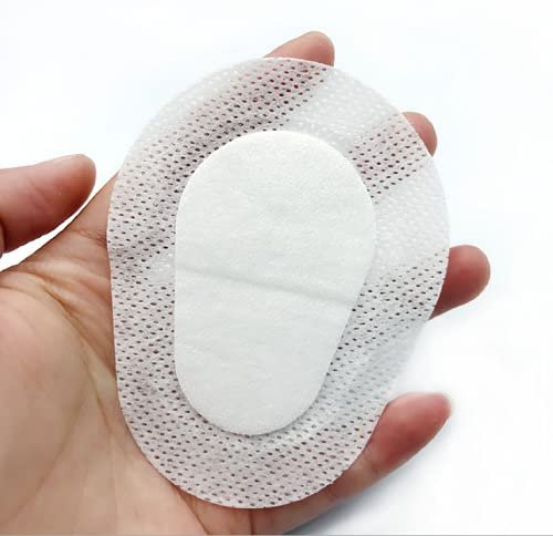 20pcs Non-Woven Eye Pads Patches Sterile Breathable Adhesive Bandages Stickers Soft Self-Adhesive for Adults