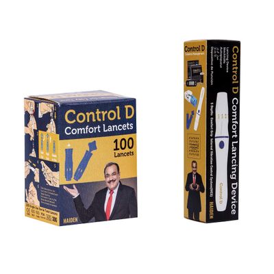 Control D Lancing Device & 100 Round Lancets