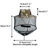 2 Pack Mosquito Head Net Hat, Sun Hat Bucket Hat with Hidden Net Mesh Mask for Outdoor Lover Fishing Hiking Gardening Beekeeping Men or Women, Khaki, Large view 4