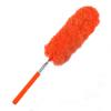 Telescoping Small Microfiber Duster As Seen on TV Removable Duster Head Cleaning Products - Single -Orange view 1