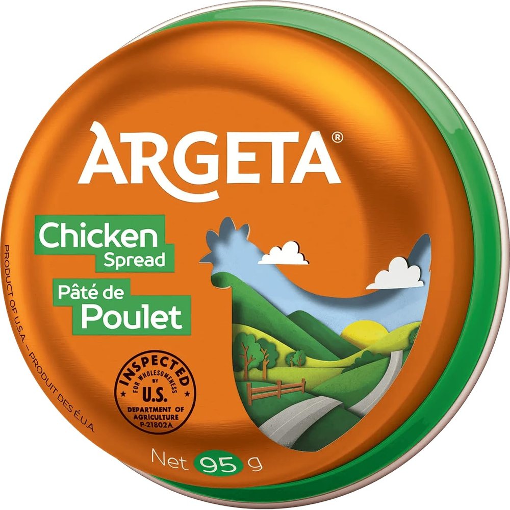 Argeta Pate Spread, Chicken, 3.35oz (6 PACK) - SET OF 2