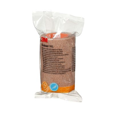 3M Coban NL Non-Latex Self-Adherent Wrap with Hand Tear, non-sterile, 3 in x 2 yd, 24 rolls/case, Individually packaged single-use length roll