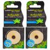 WooBamboo! All Natural Silk Dental Floss, Zero Waste, 66 feet of Mint-Flavored Floss (Pack of 2) view 1