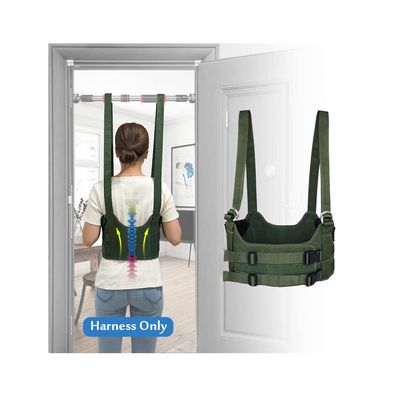 Spinal Decompression Harness Hang Upside Down Back Stretcher for Lower Back Pain Relief Lumbar Traction Device Spine Decompression Belt Bulging Herniated Disc Relief Back Stretching Device - Large