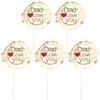 10pcs Happy Father' s Day Cake Toppers Cupcake Picks Cupcake Toppers for Father' s Day Birthday Festival Party Favor view 1