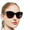 MARE AZZURO Cat Eye Reading Sunglasses Women Oversized Square Sunglasses Readers 0 1.0 1.25 1.5 1.75 2.0 2.25 2.5 2.75 3.0 3.5 (Black, 2.00) view 1
