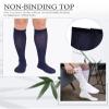 Athlemo Diabetic Socks for Men & Women, No-Binding Knee High 4 Pairs, Cushioned Sole & Seamless Toe, Soft Breathable Extra Wide view 4