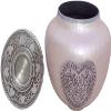 hlc Cremation Urns for Human Ashes Adult - - Keepsake urn - Display at Home - Large Funeral Urn - Modern Beautiful Memorial Urn - White Candle Cremation Urn view 3